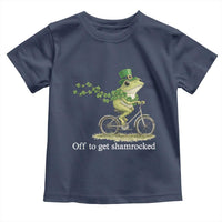 Funny Frog St Patricks Day Meme Toddler T Shirt Off To Get Shamrocked