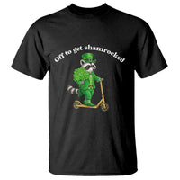 Funny Raccoon St Patricks Day Meme T Shirt Off To Get Shamrocked