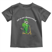Funny Raccoon St Patricks Day Meme Toddler T Shirt Off To Get Shamrocked