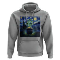 St Patricks Day Starry Night Shamrock Van Gogh Art Hoodie