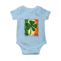 Retro Ireland Shamrock Irish Flag St Patricks Day Baby Onesie