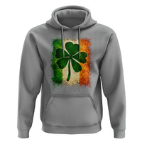 Retro Ireland Shamrock Irish Flag St Patricks Day Hoodie