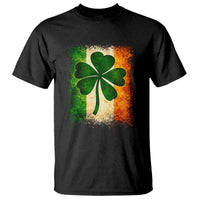Retro Ireland Shamrock Irish Flag St Patricks Day T Shirt