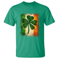 Retro Ireland Shamrock Irish Flag St Patricks Day T Shirt