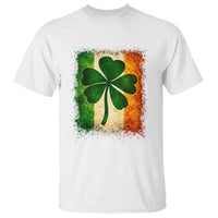 Retro Ireland Shamrock Irish Flag St Patricks Day T Shirt