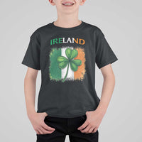 Vintage Ireland Shamrock Irish Flag St Patricks Day T Shirt For Kid