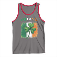 Vintage Ireland Shamrock Irish Flag St Patricks Day Tank Top