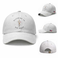 Blooming in His Grace Baseball Cap Boho Wildflower Christian Faith