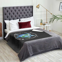 Earth Day Sea Turtle Throw Blanket Save Bees Plant Trees Clean Seas Environmentalist