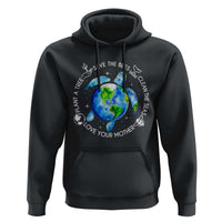 Earth Day Sea Turtle Hoodie Save Bees Plant Trees Clean Seas Environmentalist