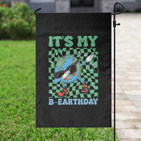 Funny Earth Day Garden Flag Its My B-Earthday