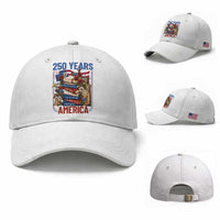 250 Years American Anniversary Baseball Cap Patriotic Book Reader 4th of July