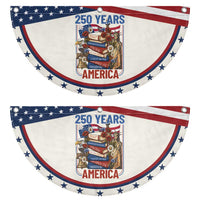 250 Years American Anniversary Patriotic Fan Flag Book Reader 4th of July