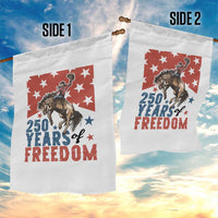 American Rodeo 250th Anniversary Garden Flag Western Cowboy Patriotic Fourth of July