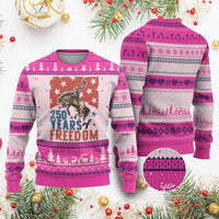 American Rodeo 250th Anniversary Ugly Christmas Sweater Western Cowboy Patriotic Fourth of July