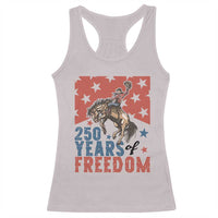 American Rodeo 250th Anniversary Racerback Tank Top Western Cowboy Patriotic Fourth of July