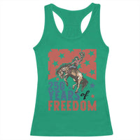 American Rodeo 250th Anniversary Racerback Tank Top Western Cowboy Patriotic Fourth of July