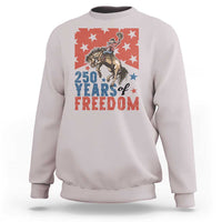 American Rodeo 250th Anniversary Sweatshirt Western Cowboy Patriotic Fourth of July