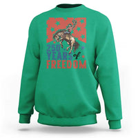 American Rodeo 250th Anniversary Sweatshirt Western Cowboy Patriotic Fourth of July