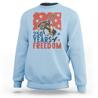 American Rodeo 250th Anniversary Sweatshirt Western Cowboy Patriotic Fourth of July