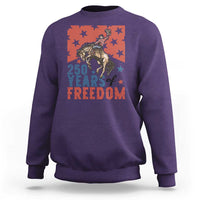 American Rodeo 250th Anniversary Sweatshirt Western Cowboy Patriotic Fourth of July