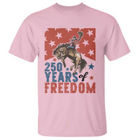 American Rodeo 250th Anniversary T Shirt Western Cowboy Patriotic Fourth of July