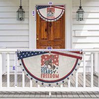 American Rodeo 250th Anniversary Patriotic Fan Flag Western Cowboy Fourth of July