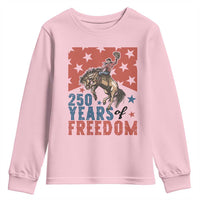 American Rodeo 250th Anniversary Youth Sweatshirt Western Cowboy Patriotic Fourth of July