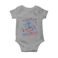 Western Cowgirl You Look Like the 4th of July Baby Onesie Makes Me Want A Hot Dog Real Bad