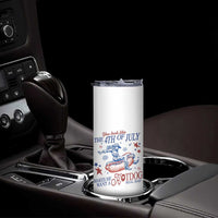 Western Cowgirl You Look Like the 4th of July Skinny Tumbler Makes Me Want A Hot Dog Real Bad