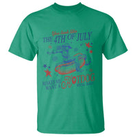 Western Cowgirl You Look Like the 4th of July T Shirt Makes Me Want A Hot Dog Real Bad