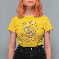Western Cowgirl You Look Like the 4th of July T Shirt For Women Makes Me Want A Hot Dog Real Bad