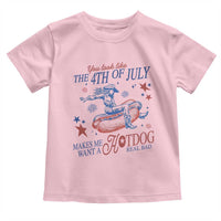 Western Cowgirl You Look Like the 4th of July Toddler T Shirt Makes Me Want A Hot Dog Real Bad