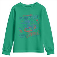 Western Cowgirl You Look Like the 4th of July Youth Sweatshirt Makes Me Want A Hot Dog Real Bad