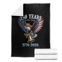 American Rodeo 250th Anniversary Throw Blanket Western Cowboy Eagle Patriotic 4th of July