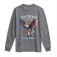 American Rodeo 250th Anniversary Long Sleeve Shirt Western Cowboy Eagle Patriotic 4th of July