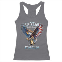 American Rodeo 250th Anniversary Racerback Tank Top Western Cowboy Eagle Patriotic 4th of July