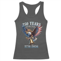 American Rodeo 250th Anniversary Racerback Tank Top Western Cowboy Eagle Patriotic 4th of July