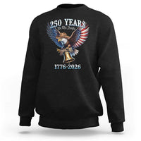 American Rodeo 250th Anniversary Sweatshirt Western Cowboy Eagle Patriotic 4th of July