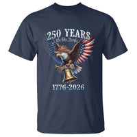 American Rodeo 250th Anniversary T Shirt Western Cowboy Eagle Patriotic 4th of July