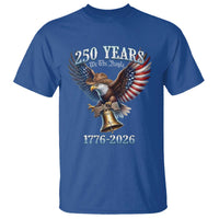 American Rodeo 250th Anniversary T Shirt Western Cowboy Eagle Patriotic 4th of July