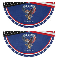 American Rodeo 250th Anniversary Patriotic Fan Flag Western Cowboy Eagle 4th of July