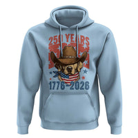 250th America Anniversary Hoodie Western Golden Retriever 4th of July