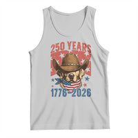 250th America Anniversary Tank Top Western Golden Retriever 4th of July