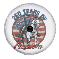 America 250th Anniversary Spare Tire Cover American Flag Cowboy Rodeo 4th of July