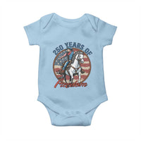 America 250th Anniversary Baby Onesie American Flag Cowboy Rodeo 4th of July