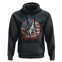 America 250th Anniversary Hoodie American Flag Cowboy Rodeo 4th of July