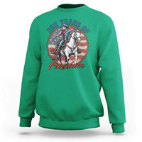 America 250th Anniversary Sweatshirt American Flag Cowboy Rodeo 4th of July