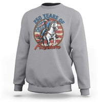 America 250th Anniversary Sweatshirt American Flag Cowboy Rodeo 4th of July