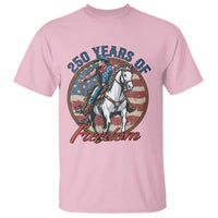 America 250th Anniversary T Shirt American Flag Cowboy Rodeo 4th of July